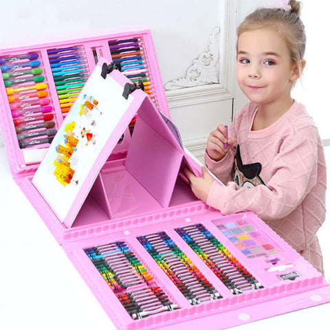 Set de Arte 208 Piezas con Atril