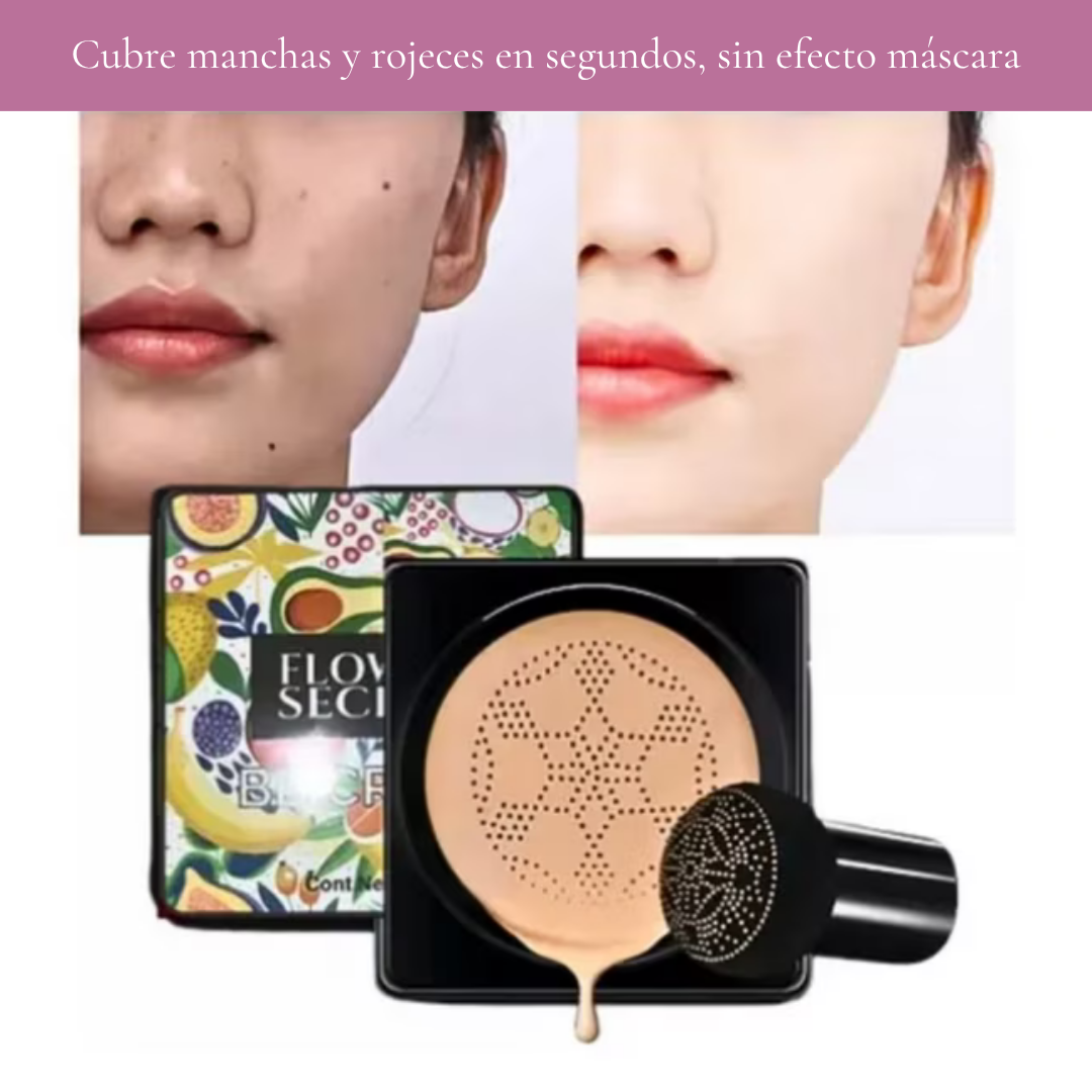 BASE CORRECTORA PREMIUM – Cubre Manchas y Arrugas | Rostro Uniforme y Natural Todo el Día