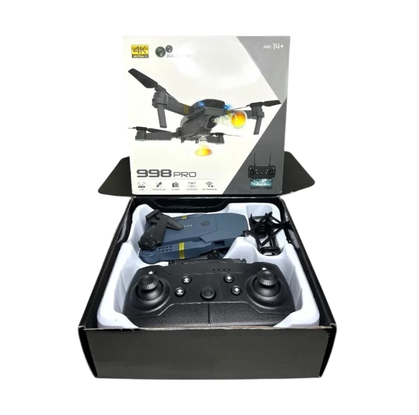 Dron 998 Pro Cámara Dual 4K WiFi 2.4GHz