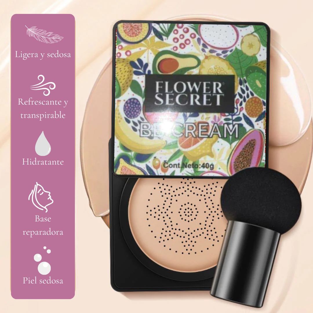 BASE CORRECTORA PREMIUM – Cubre Manchas y Arrugas | Rostro Uniforme y Natural Todo el Día