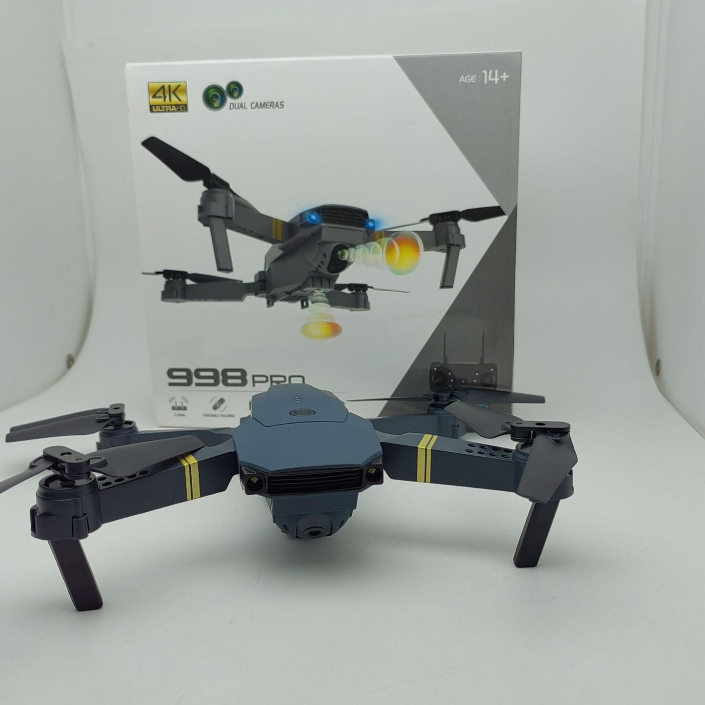 Dron 998 Pro Cámara Dual 4K WiFi 2.4GHz