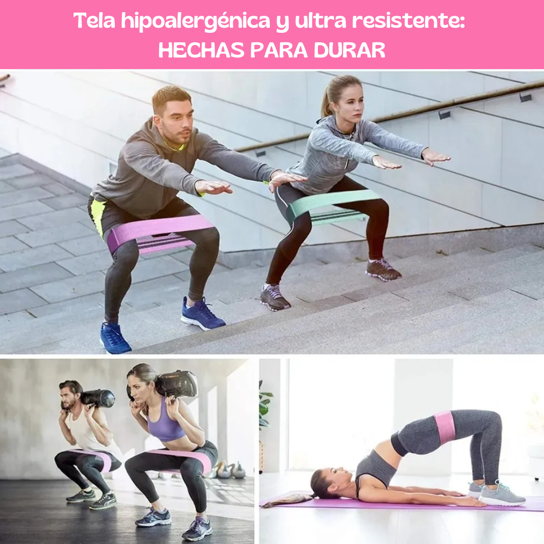 KIT 3 BANDAS ANTIDESLIZANTES – Logra un Cuerpo Firme sin Equipos Extras
