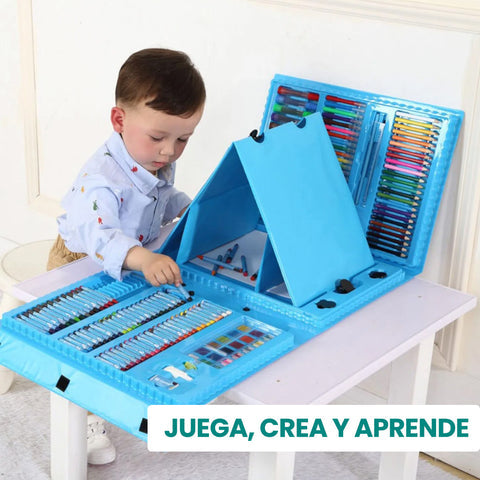 Set de Arte 208 Piezas con Atril