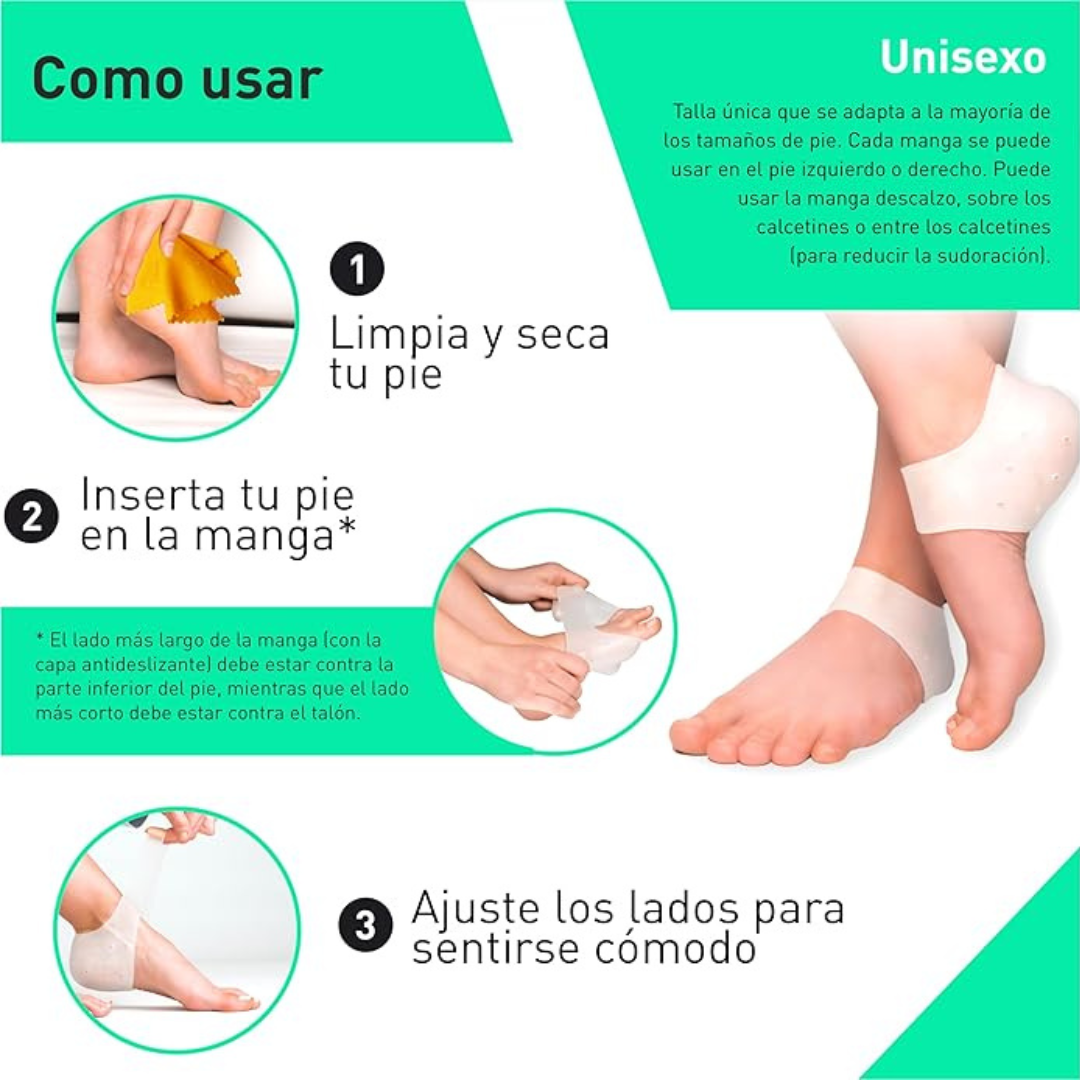 2x1 - Taloneras de Silicona Premium - Protege tus pies en cada paso