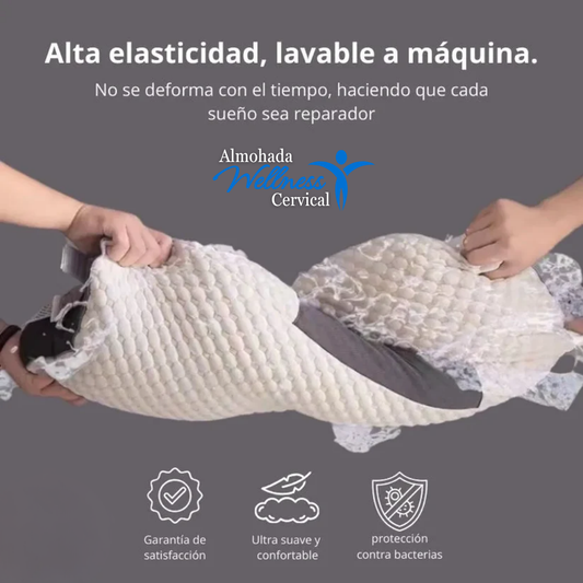 Almohada Wellness Cervical – Máximo Apoyo, Menos Tensión