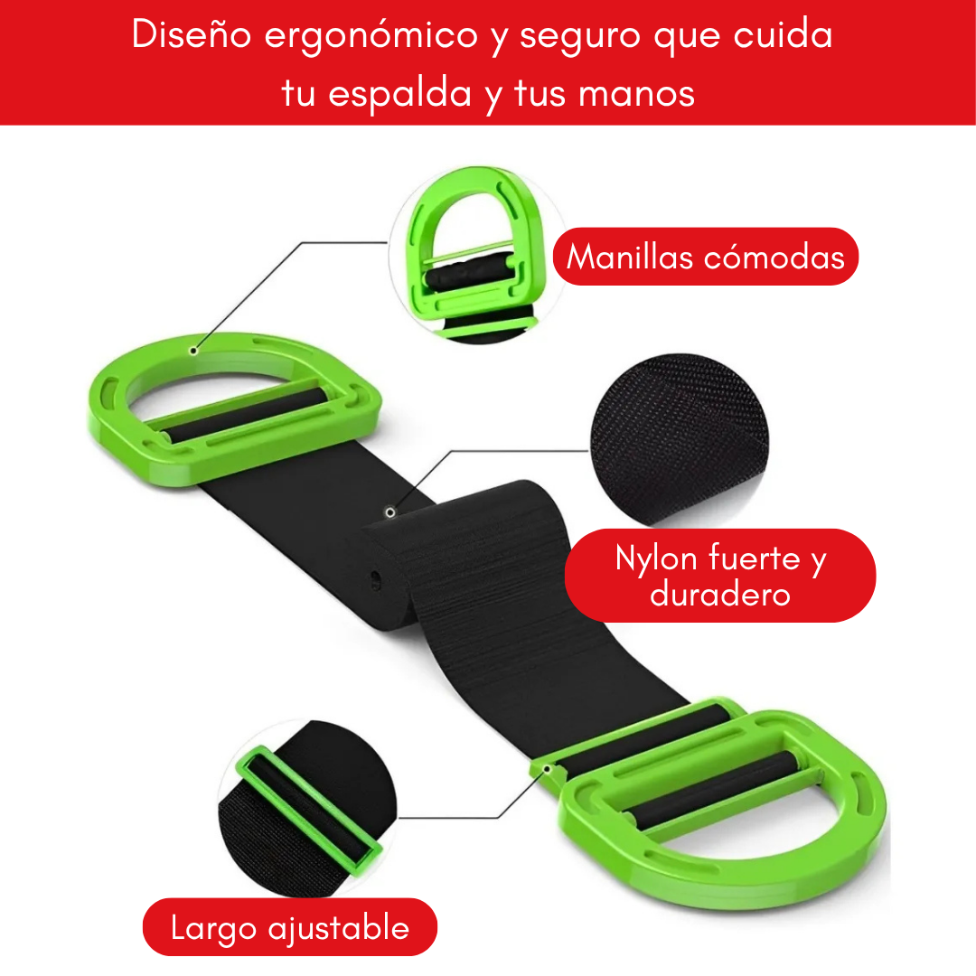 Correas PowerLift - Levanta y Mueve sin esfuerzo