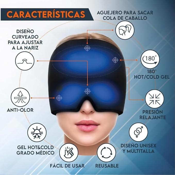 MindRelief – Gorro Terapéutico Frío & Calor