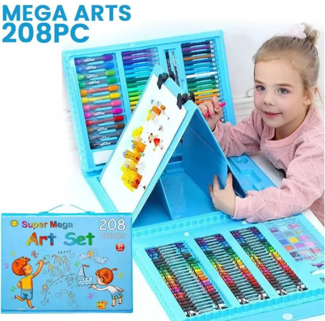 Set de Arte 208 Piezas con Atril