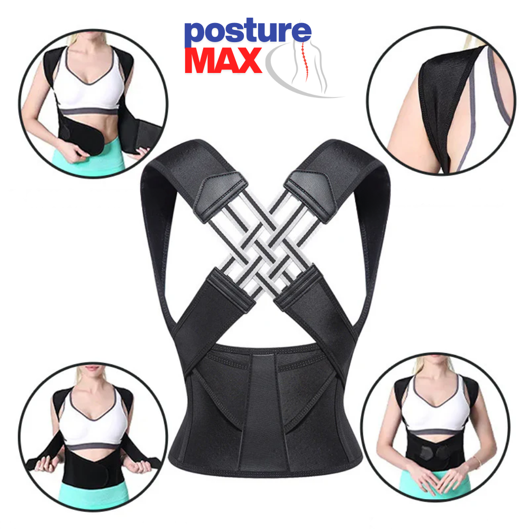 PostureMAX Corrector de Postura Unisex Premium