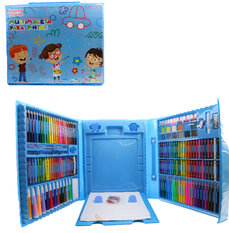 Set de Arte 208 Piezas con Atril