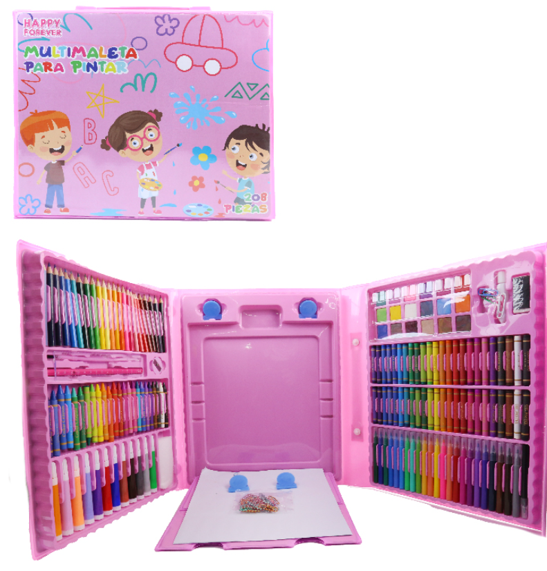 Set de Arte 208 Piezas con Atril