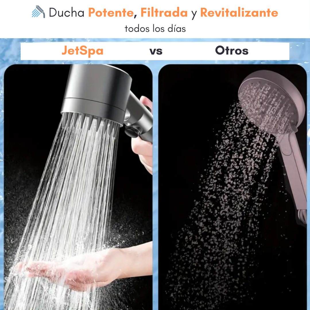 Cabezal de Ducha JetSpa 4 en 1