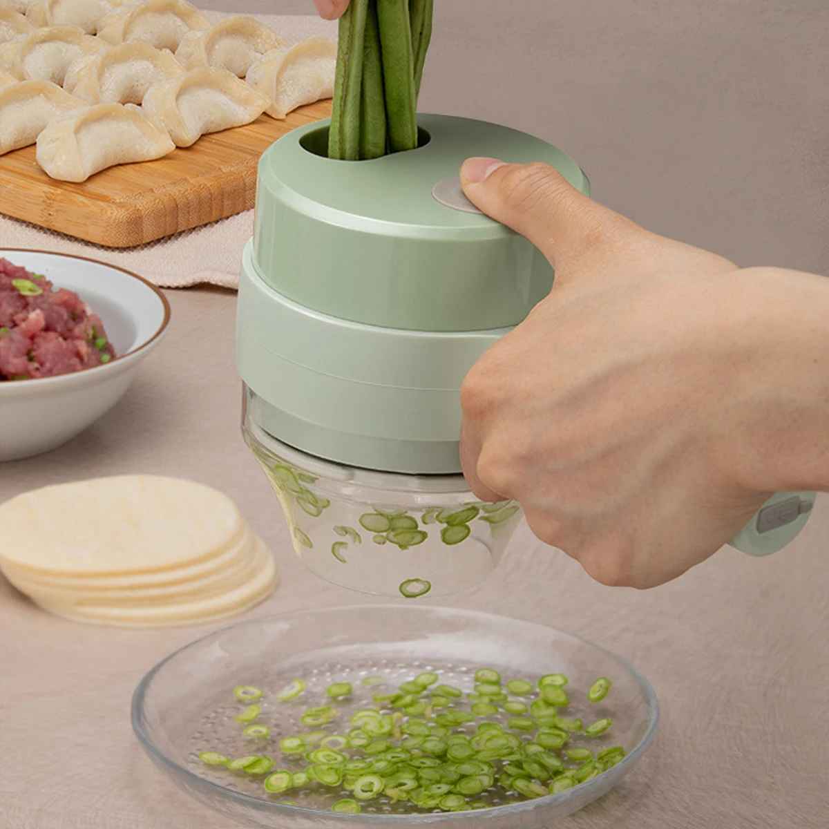 Cortador de verduras eléctrico