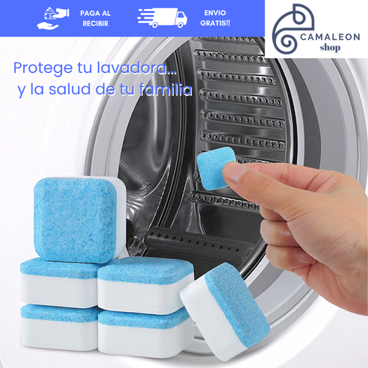 Pastillas LavaPro (12 unidades) – Protege tu lavadora y la salud de tu familia en minutos
