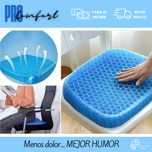 Cojín de Gel ProComfort – Soporte y Alivio Lumbar