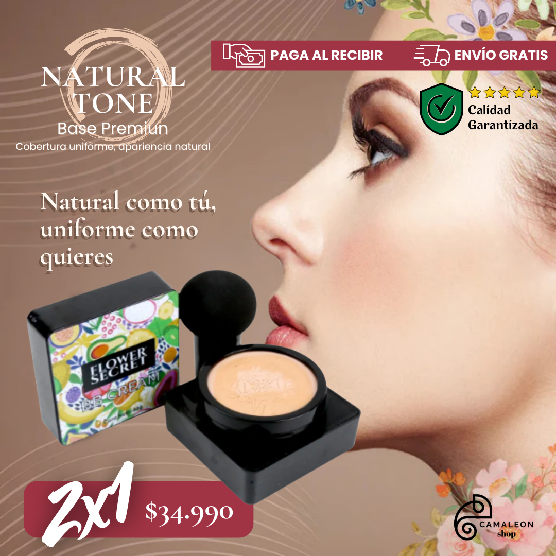 Natural Tone - Cobertura Uniforme | Apariencia Natural