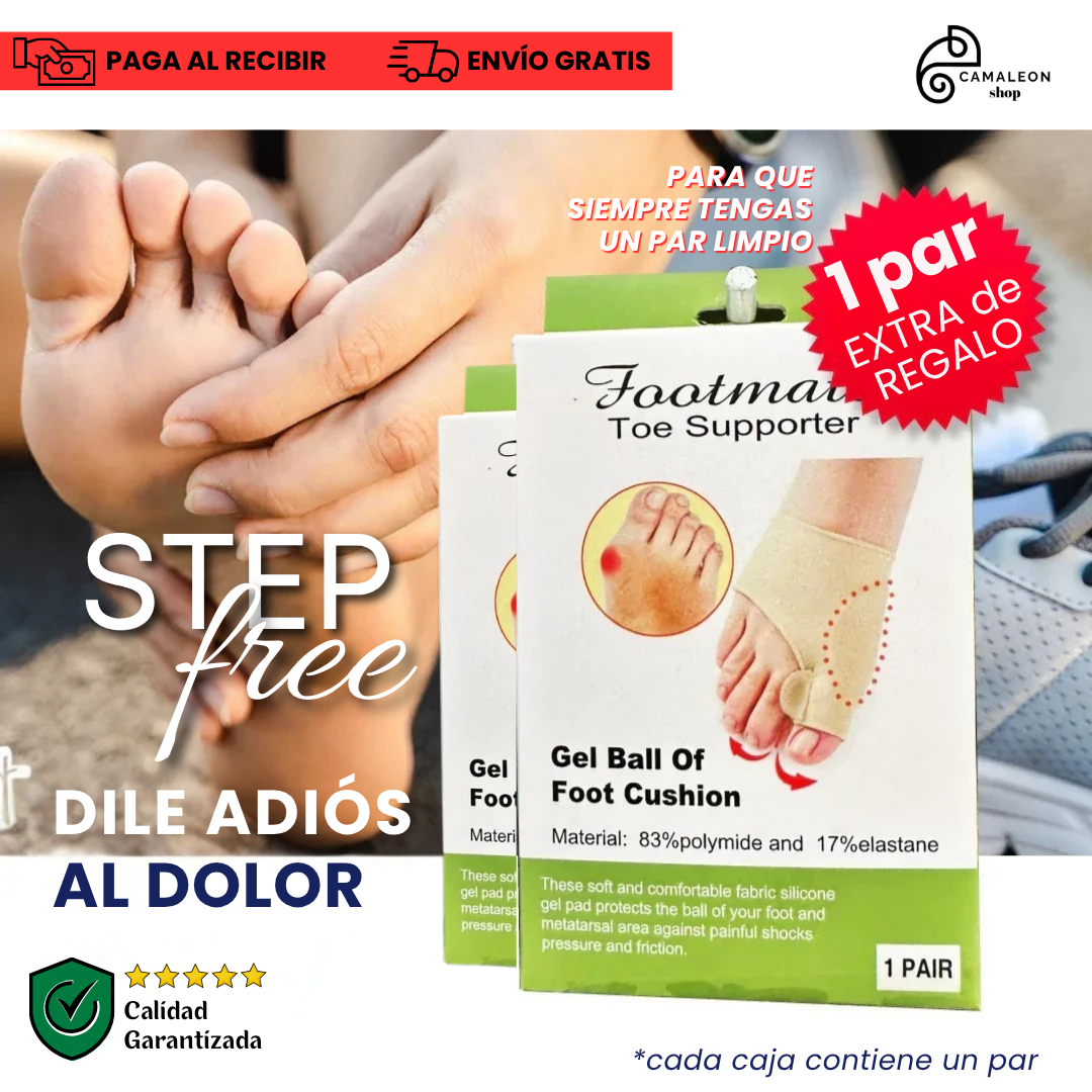 StepFree – Corrector de Juanetes con Gel Interno (1 par)