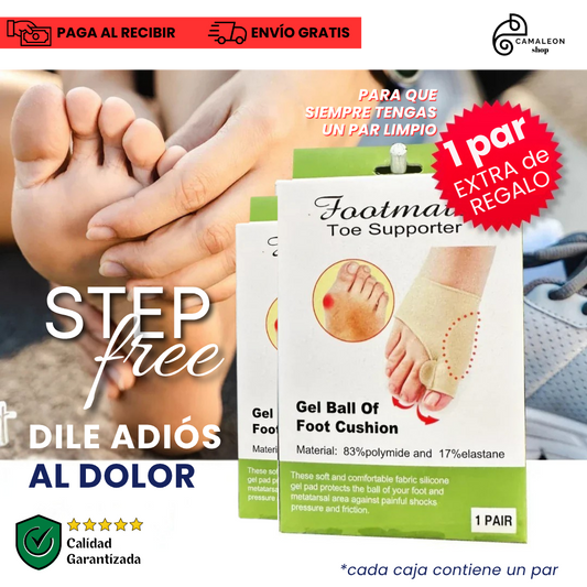 StepFree – Corrector de Juanetes con Gel Interno (1 par)