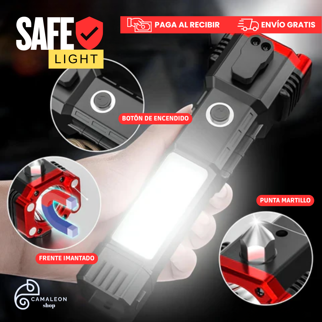 SafeLight 4 en 1 – Seguridad para Viajes y Emergencias