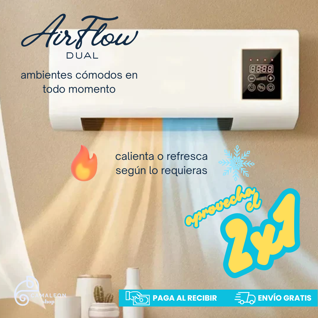 AirFlow Dual – Control de Frío y Calor en Espacios Pequeños