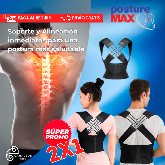 PostureMAX Corrector de Postura Unisex Premium