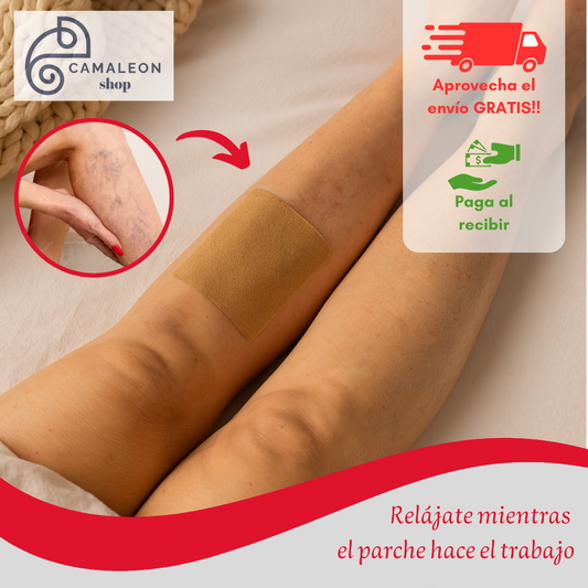 VarixRelief – Pack 12 Parches para Varices / Piernas Descansadas Desde la Primera Aplicación