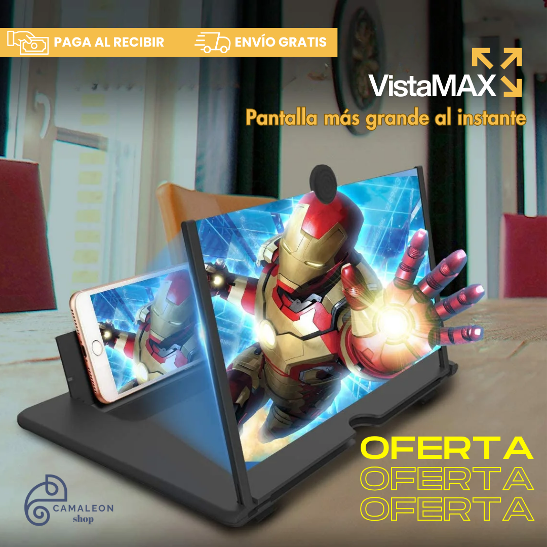 Amplificador VistaMax – Pantallas Más Grandes al Momento