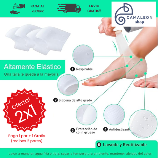 2x1 - Taloneras de Silicona Premium - Protege tus pies en cada paso