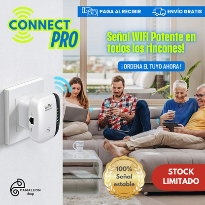 ConnectPro Extensor WiFi – Mejora tu señal