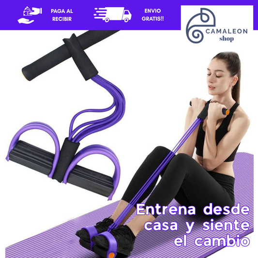 Banda de Resistencia con Pedal – Tonifica tu Cuerpo sin Necesidad de Gimnasio