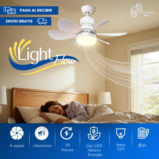 Light Flow – Ventilación y Luz sin Instalación