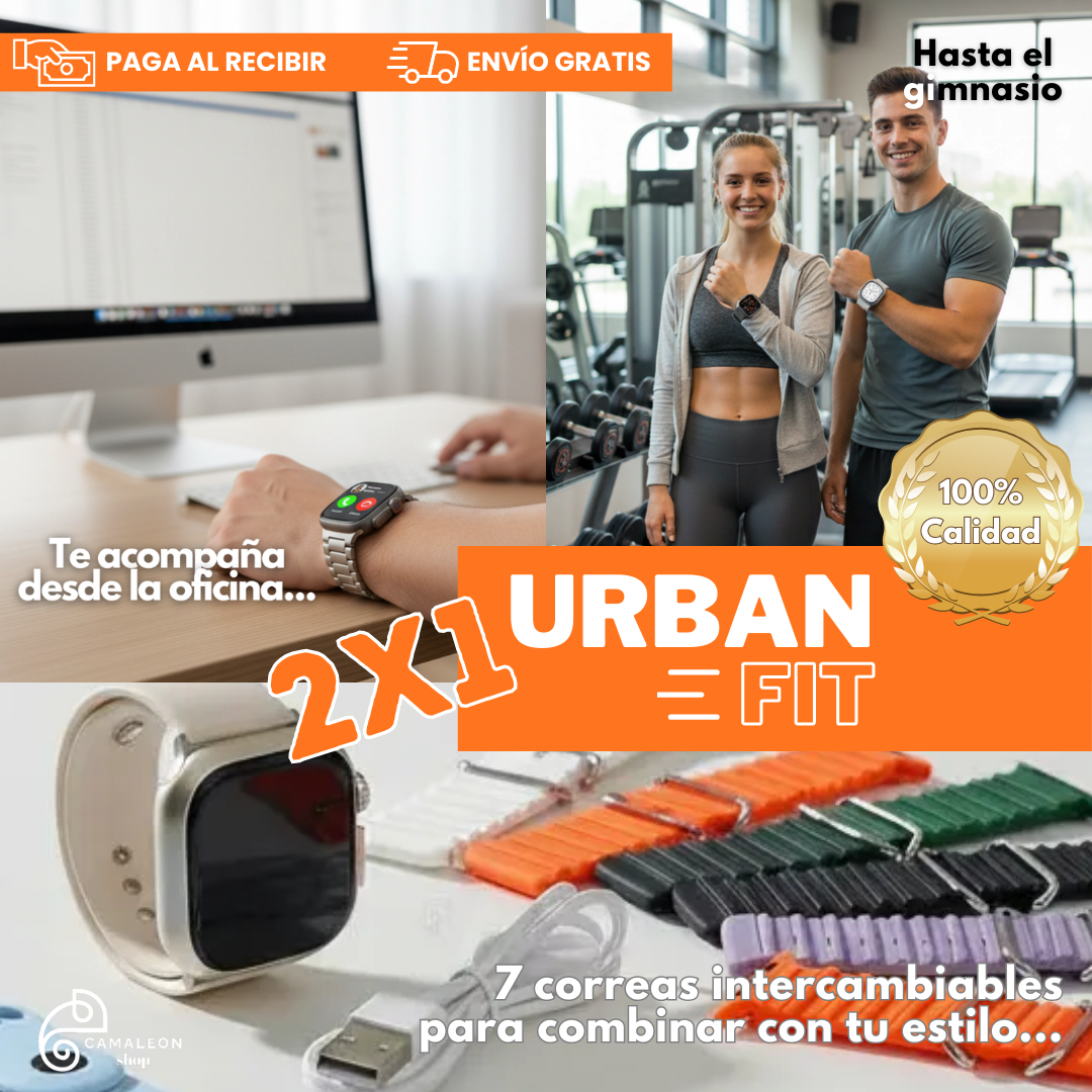UrbanFit Smartwatch – estilo y control desde tu muñeca