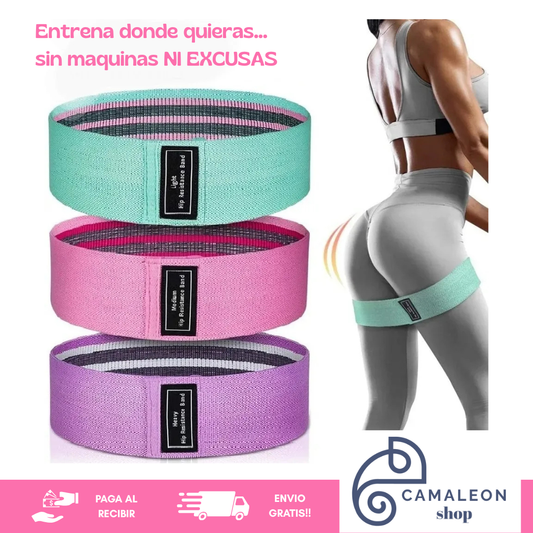 KIT 3 BANDAS ANTIDESLIZANTES – Logra un Cuerpo Firme sin Equipos Extras