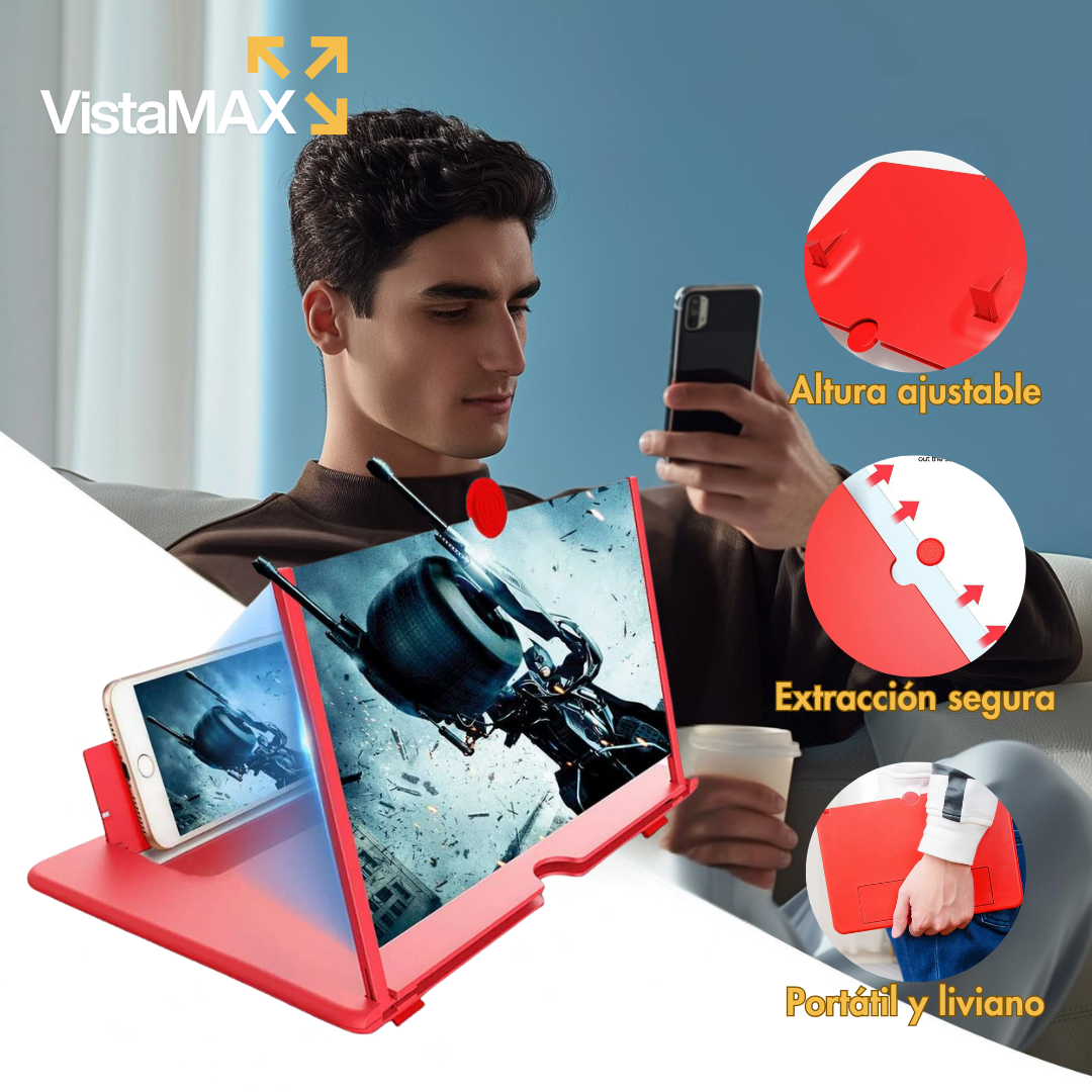 Amplificador VistaMax – Pantallas Más Grandes al Momento