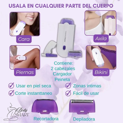 BodySmart Depiladora – Tecnología Suave para una Piel Lisa