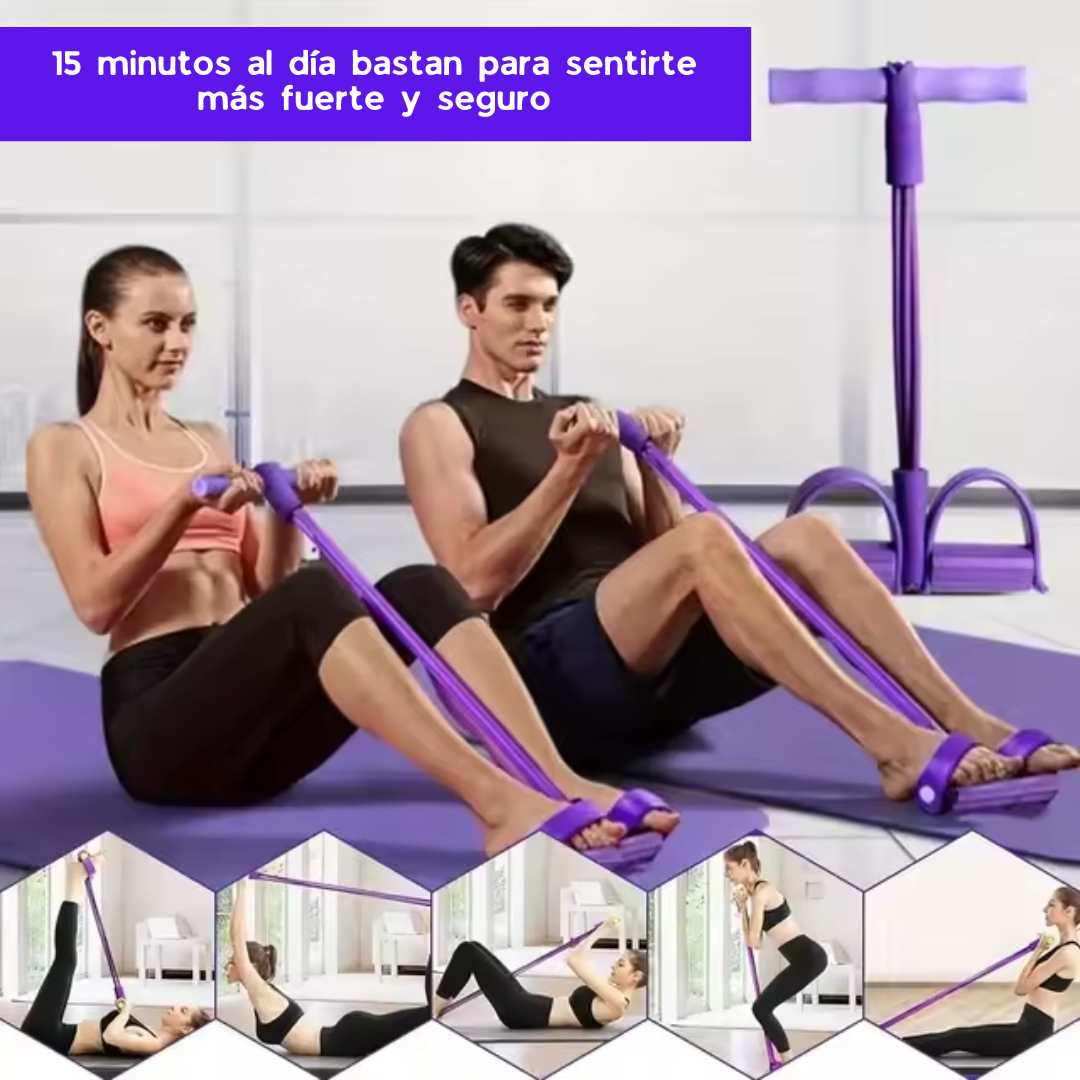 Banda de Resistencia con Pedal – Tonifica tu Cuerpo sin Necesidad de Gimnasio