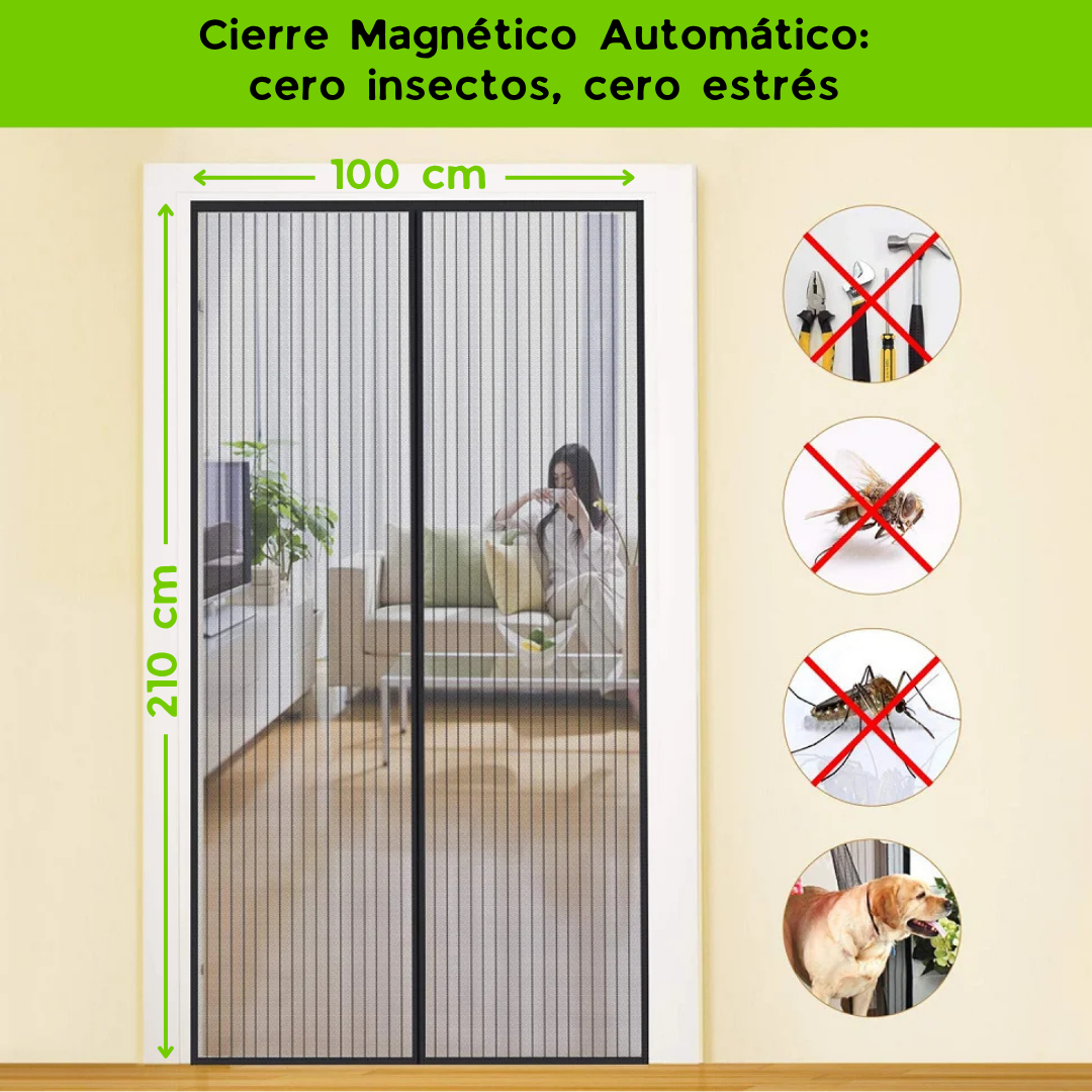 Malla Magnética Anti Mosquitos AirFlow – Aire Fresco y Hogar Sin Picaduras