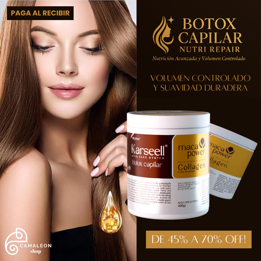 Botox Capilar Nutri Repair | Nutrición Avanzada y Volumen Controlado