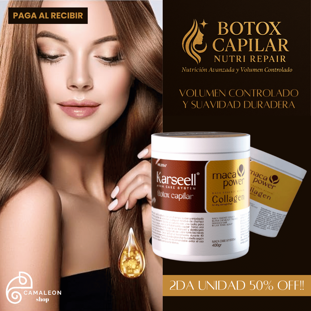Botox Capilar - Pelo Sano, Suave y sin Frizz