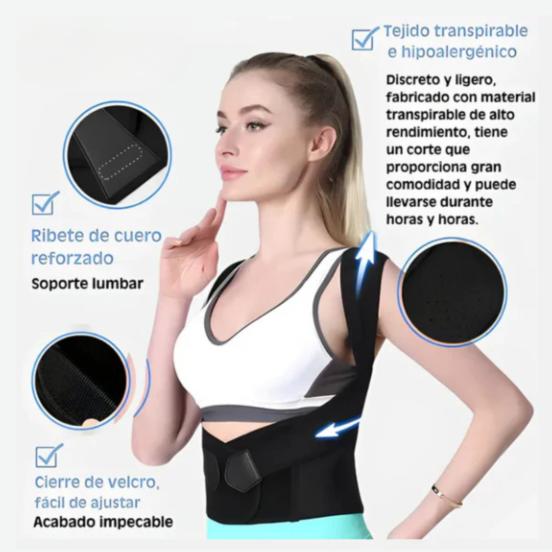 PostureMAX Corrector de Postura Unisex Premium