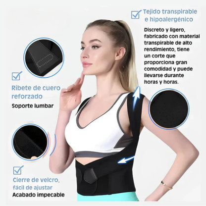 PostureMAX Corrector de Postura Unisex Premium