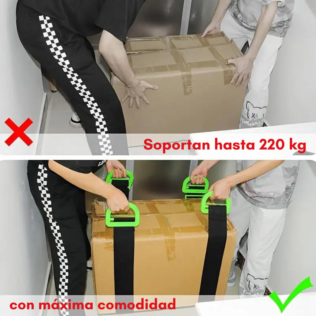 Correas PowerLift - Levanta y Mueve sin esfuerzo
