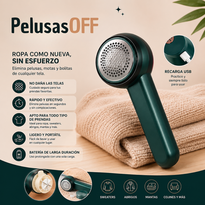 Removedor Pelusa Recargable Usb