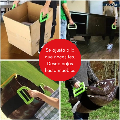 Correas PowerLift - Levanta y Mueve sin esfuerzo
