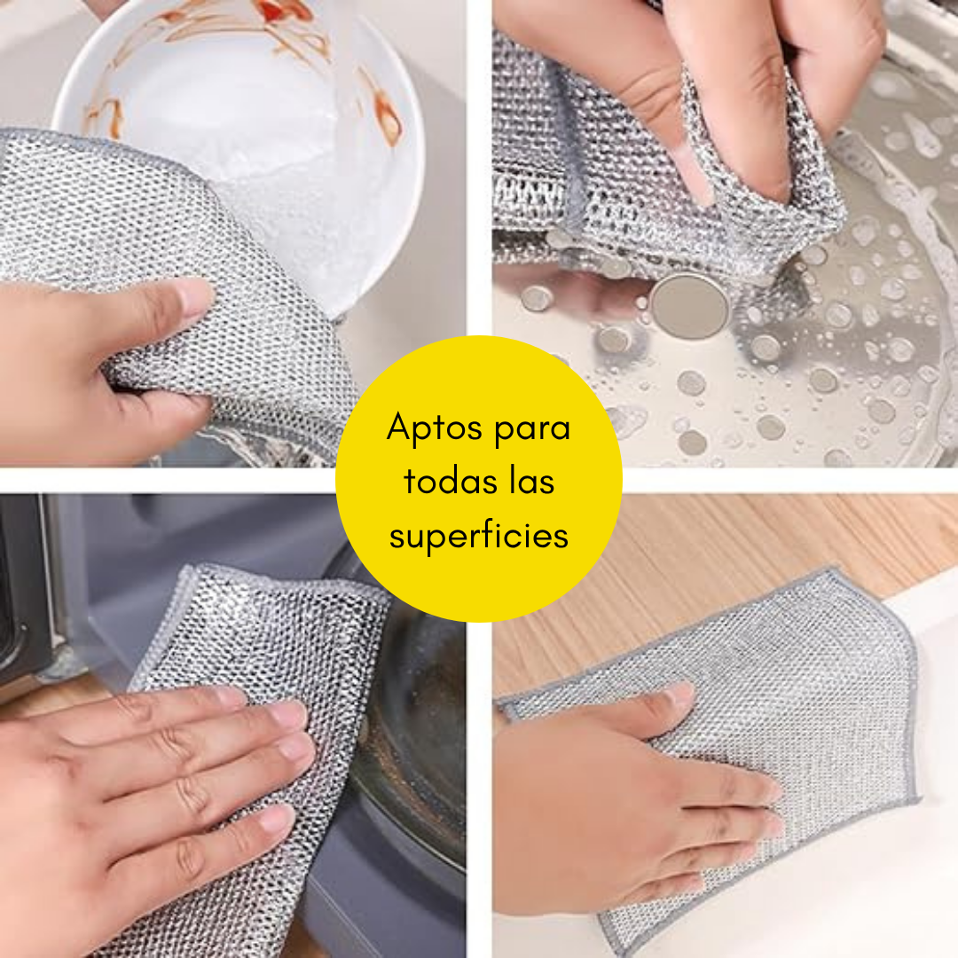 CleanPro Paños Multiuso (pack 5) - Limpieza Eficaz
