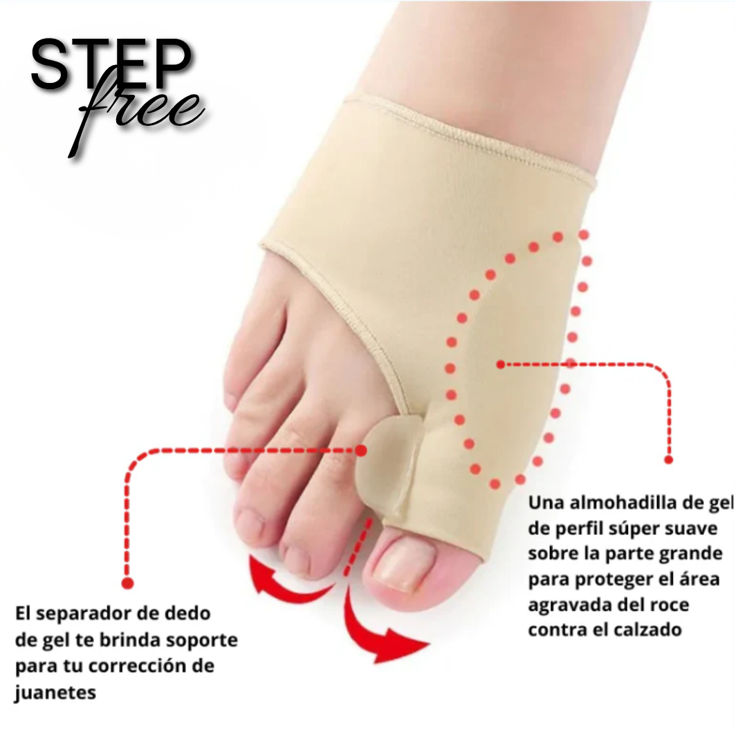 StepFree – Corrector de Juanetes con Gel Interno (1 par)