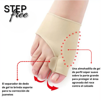 StepFree – Corrector de Juanetes con Gel Interno (1 par)
