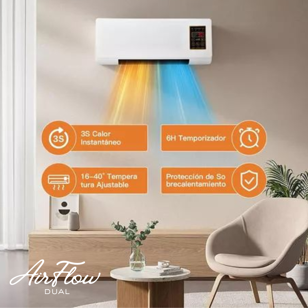 AirFlow Dual – Control de Frío y Calor en Espacios Pequeños