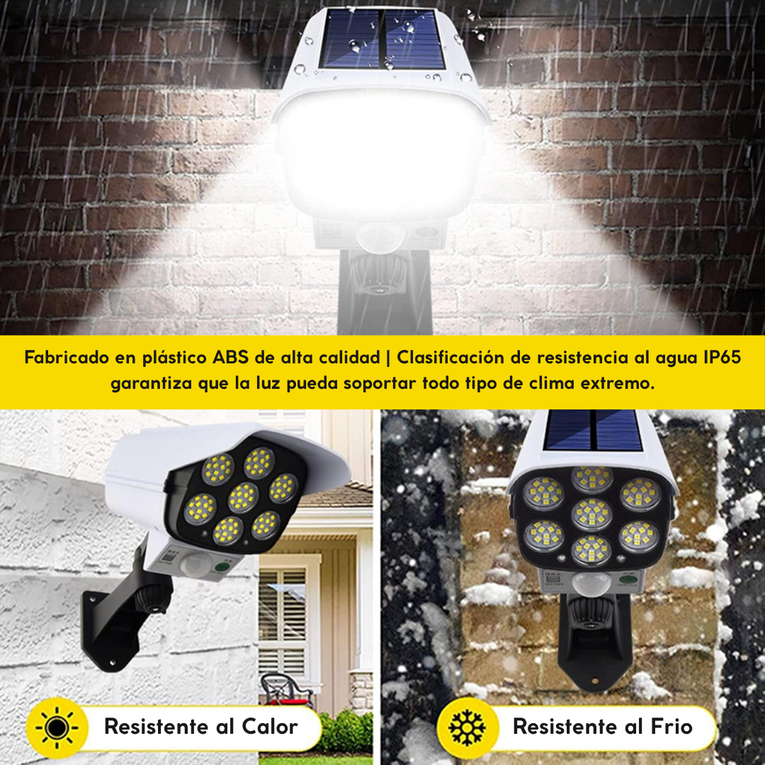 Lámpara Solar de Seguridad – Brilla y disuade | Protege tu casa desde el primer uso