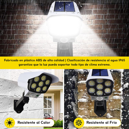 Lámpara Solar de Seguridad – Brilla y disuade | Protege tu casa desde el primer uso